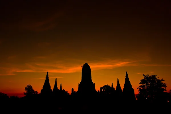 Templet i ayudhaya — Stockfoto