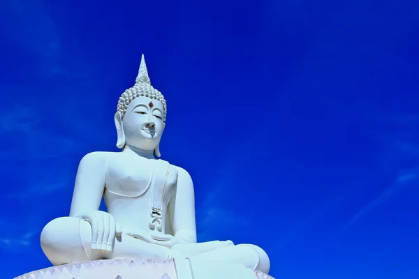 Bílé buddha. — Stock fotografie