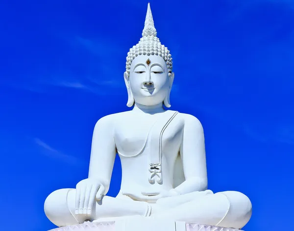 Белый Будда . — стоковое фото