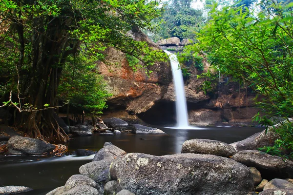 Cachoeira na floresta — Fotografia de Stock