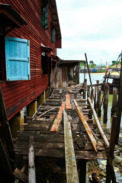 Haus am Wasser — Stockfoto