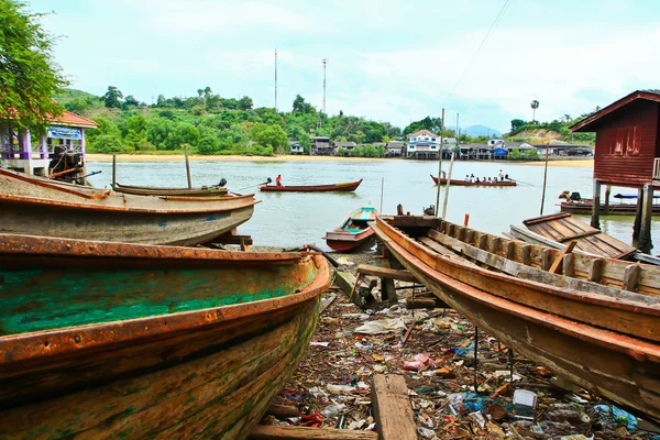 Barco de cauda longa — Fotografia de Stock