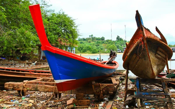 Barco de cauda longa — Fotografia de Stock