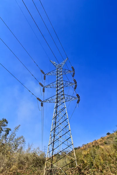 Electricity post — Stock Photo, Image
