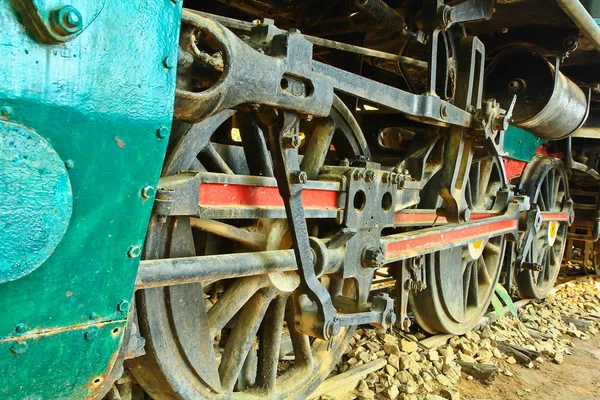 Vecchia locomotiva a vapore . — Foto Stock
