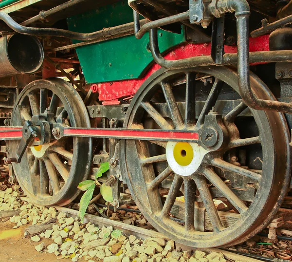 Ancienne locomotive à vapeur . — Photo