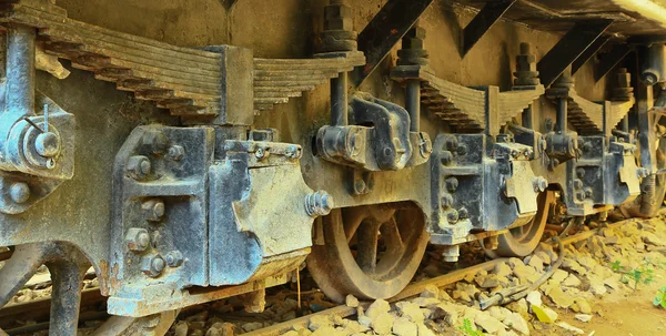 Ancienne locomotive à vapeur . — Photo