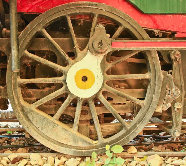 Locomotivă cu aburi vechi . — Fotografie, imagine de stoc