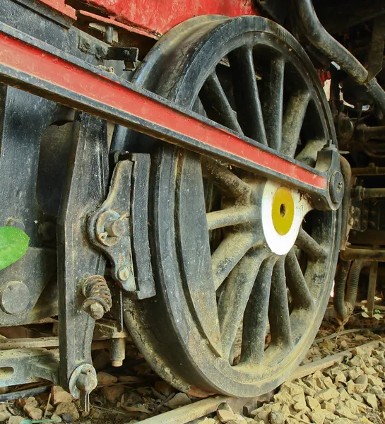 Ancienne locomotive à vapeur . — Photo