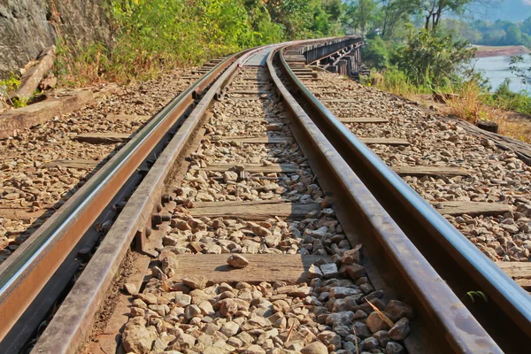 Смерть залізниця — стокове фото