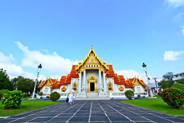 Tempio Wat Benchamabophit — Foto Stock