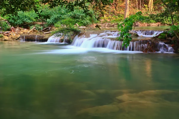 Waterfall in forest — Stock Photo, Image