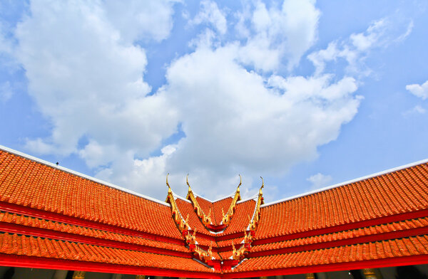 Temple roof