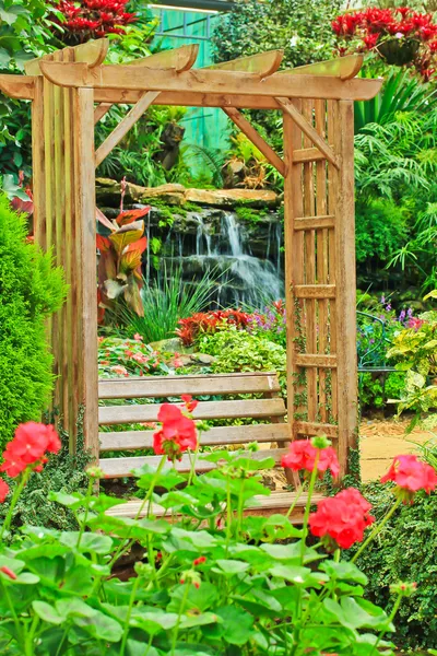 Chair in the garden. — Stock Photo, Image