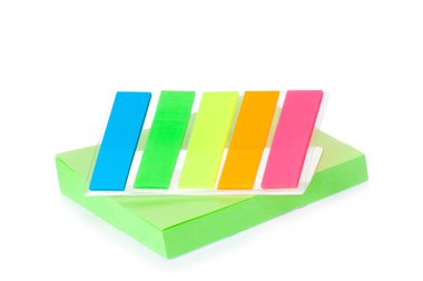 renkli çıkartmalar yığını