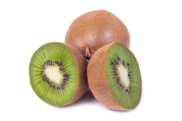 Kiwi-Frucht isoliert auf weißem Hintergrund. — Stockfoto
