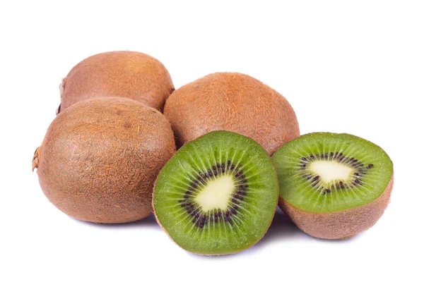 Kiwi-Frucht isoliert auf weißem Hintergrund. — Stockfoto