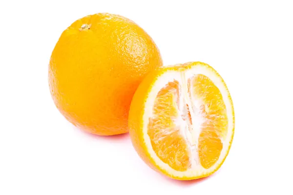 Orange fruit isolated on white background. — Stock Photo, Image