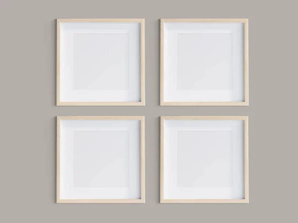 Set Square Frames Illustration Rendering — Stock Photo, Image