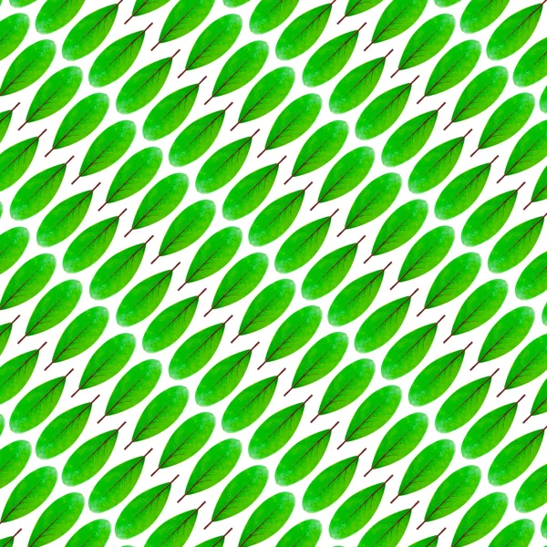 Green leaf pattern design — Stock Photo, Image