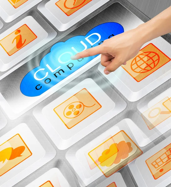 Cloud Computing Design — Stockfoto