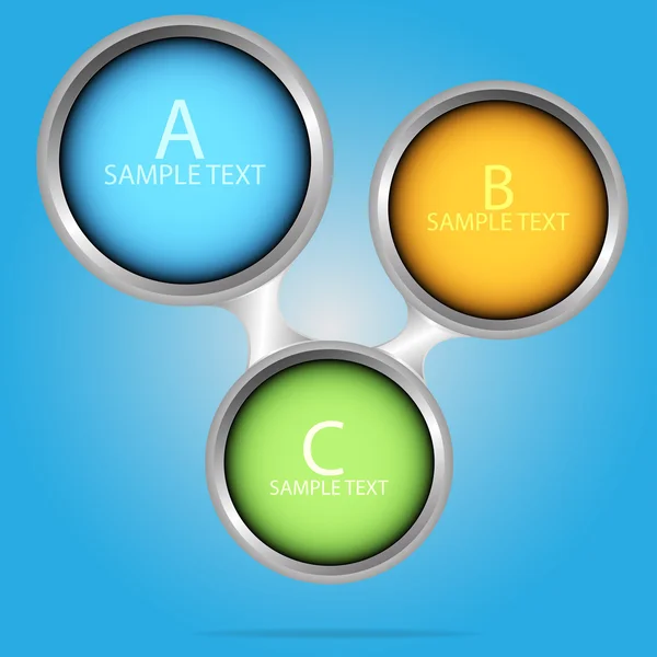 Färgcirkeln med utrymme för text design — Stockfoto