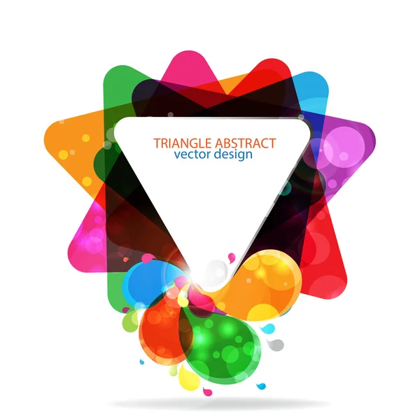 Triangle design abstrait — Image vectorielle