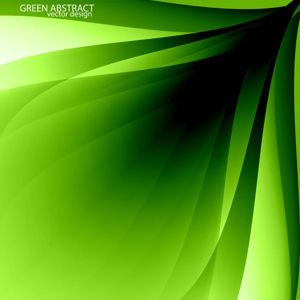 Green abstract design — Stock Vector