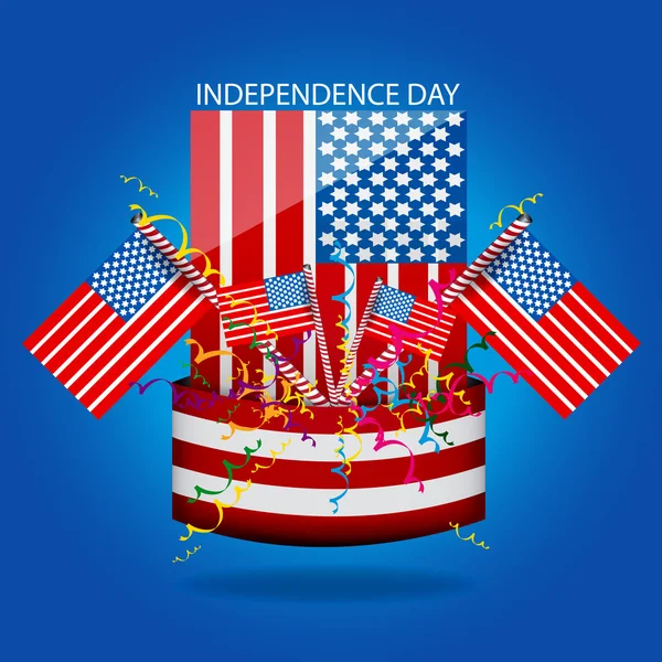 Independence day vector design — Stock Vector