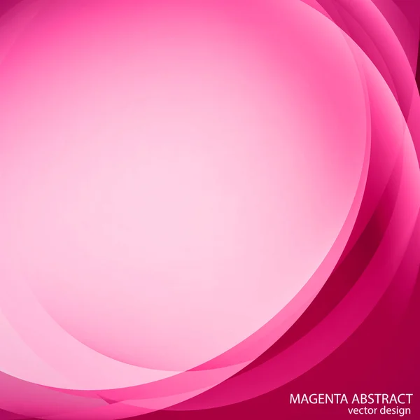 マゼンタの抽象的なベクトルのデザイン — ストックベクタ
