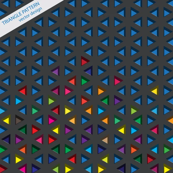 üçgen renk vektör tasarımı