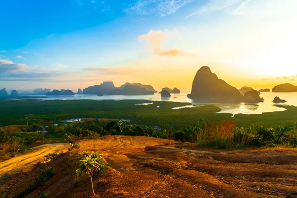 Samednangchi Punto Vista Phangnga Thailandia — Foto Stock