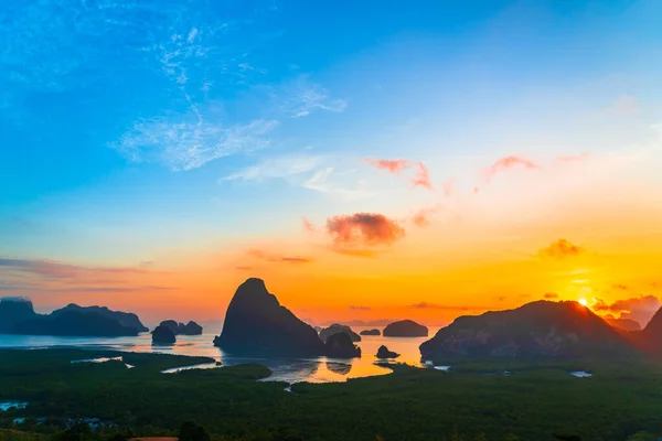 Samednangchi Bakış Açısı Phangnga Tayland — Stok fotoğraf