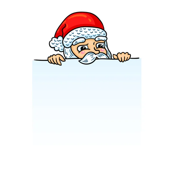 Noel Baba. karikatür tarzı. izole nesneyi düzenlemek kolay. kış tatili için tasarım öğesi. Noel. Yeni yıl. — Stok Vektör