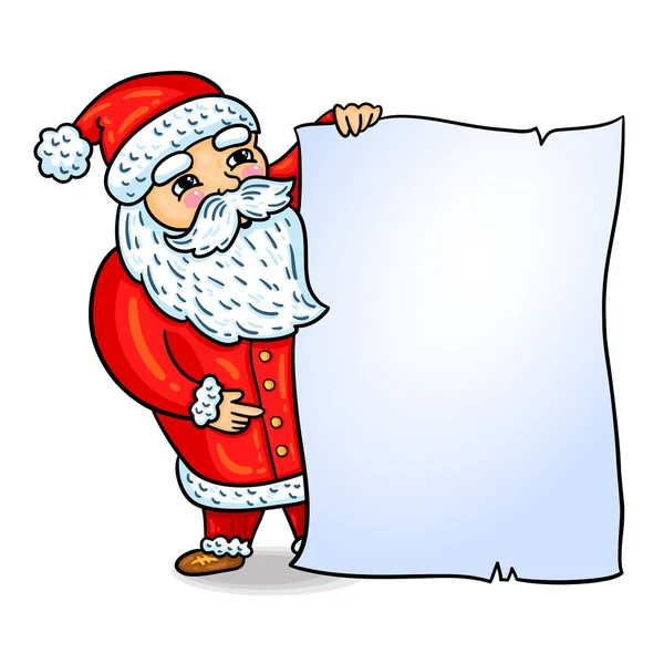 Santa Claus. Estilo de dibujos animados. Objeto aislado, fácil de editar.  Elemento de diseño para vacaciones de invierno. Navidad. Año Nuevo .  vector, gráfico vectorial © KateVogel imagen #32739075
