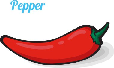 biber, taze sebzeler.