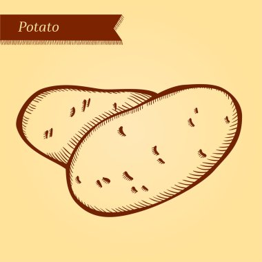 patates, patates, taze sebze.
