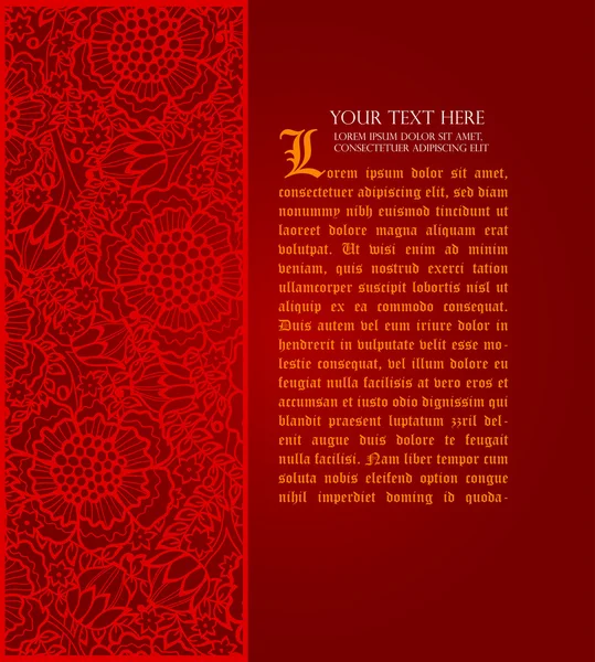 vektör çerçeve çiçek.