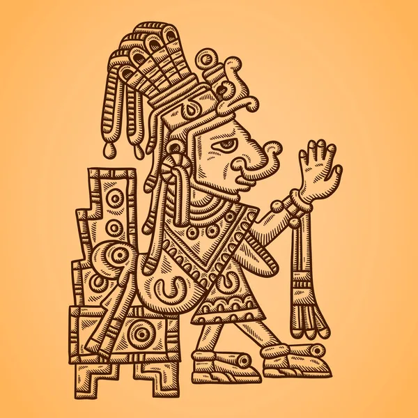 kişi. maya nesne çizimi. Maya tasarım öğeleri. retro tarzı