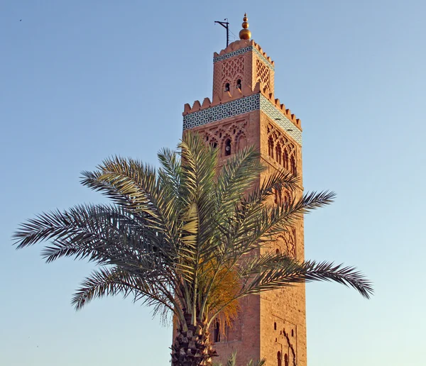 Mecset: koutoubia, Marrakech, Marokkó — Stock Fotó