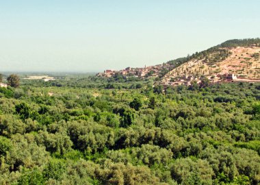 Dağların güzel manzarası