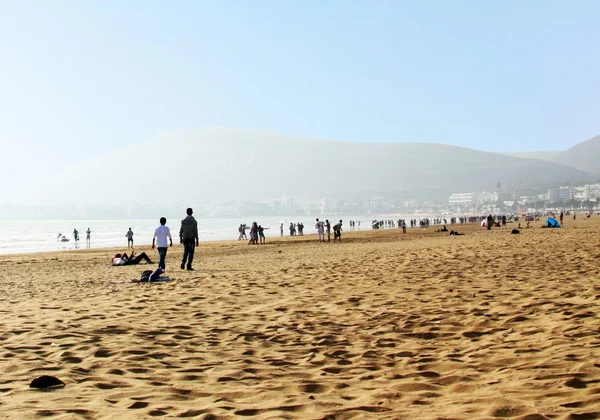 Sabah güzel plaj (agadir, Fas filmi) — Stok fotoğraf