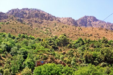 dağlar (atlas Dağları, Fas'ın güzel manzarasını)