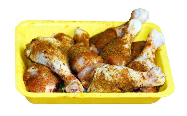 Chicken legs with spices — Stock Photo, Image