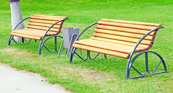 Benches in the park — Stock Photo, Image