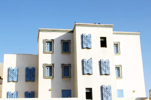 Casa blanca típica en Agadir, Marruecos — Foto de Stock