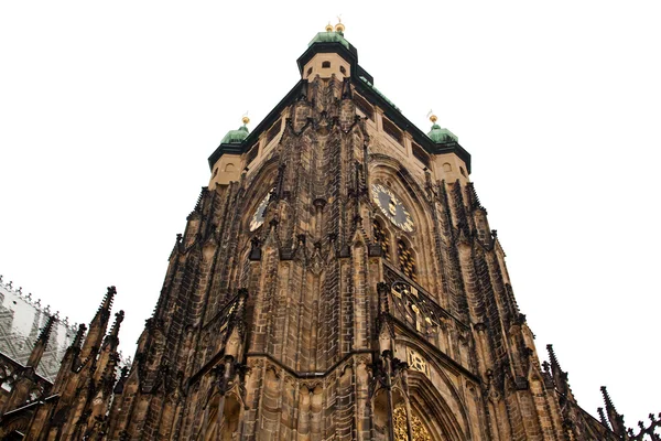 Widok st. vitus Cathedral w Zamku Praskiego, Republika Czeska — Zdjęcie stockowe