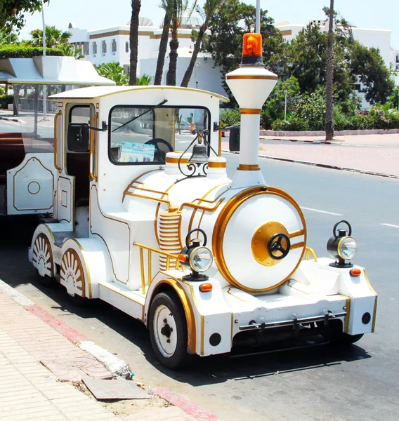 작은 거리 Agadir, 모로코 기관차 — 스톡 사진