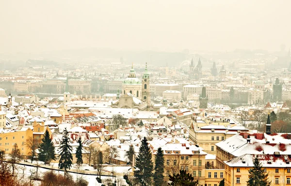 Panorama of Prague with its landmarks — Stock Photo, Image