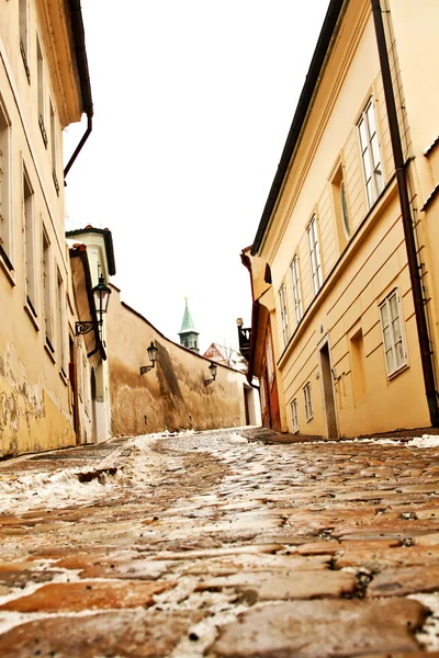 Улица Новый Свет в Праге, Чехия — стоковое фото
